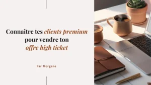Connaître ses clients premium pour une vente d'offre high ticket - blog de copywriting et marketing durable par Morgane