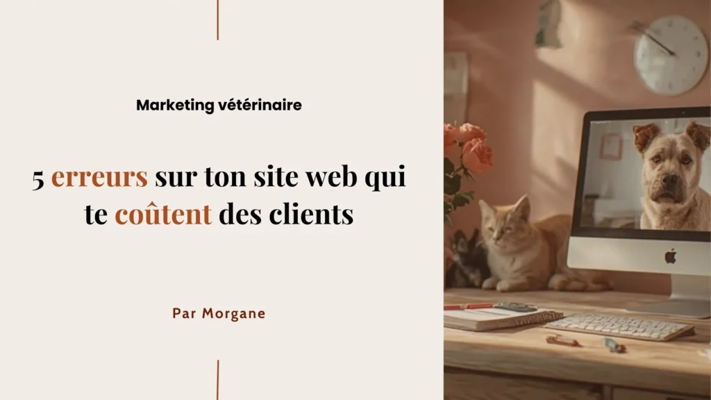 Marketing vétérinaire : 5 erreurs sur ton site web qui te coûtent des clients