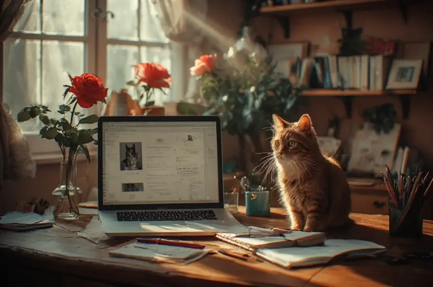 Corrige ces erreurs site web vétérinaire - image IA